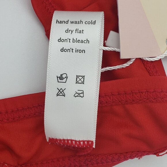 Andie Swim Kids Bikini Set Toddler Girls' Size 2T Cherry Red AK002 Summer NWT - Picture 9 of 13